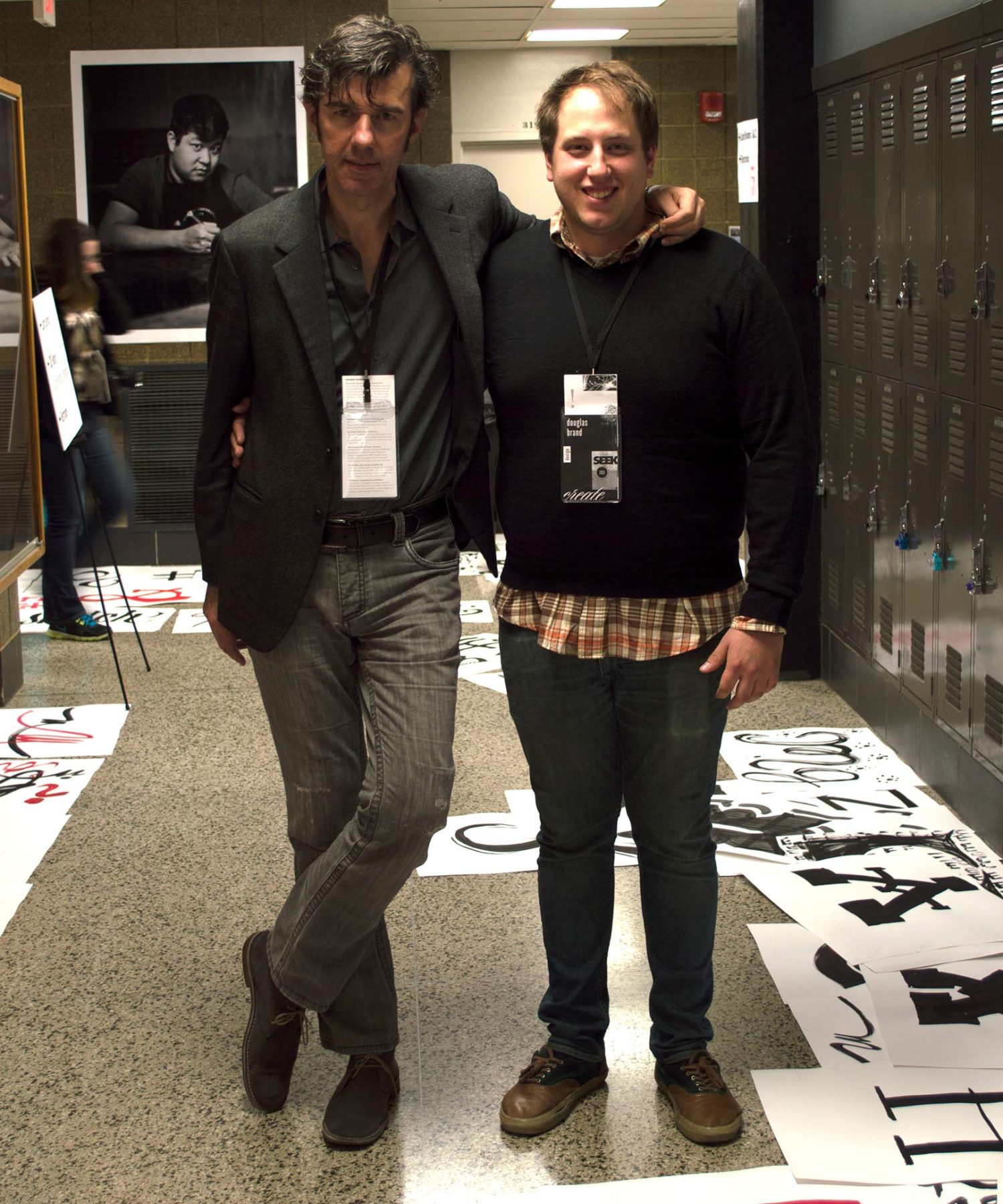Stefan Sagmeister and then student coordinator, Doug Brand
